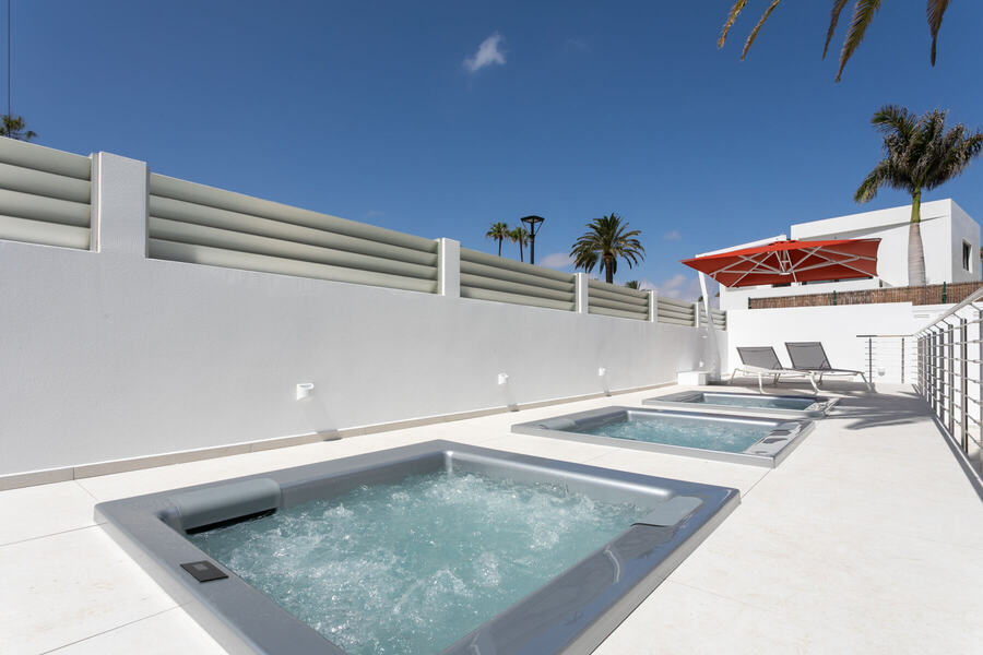 Jacuzzi nel solarium